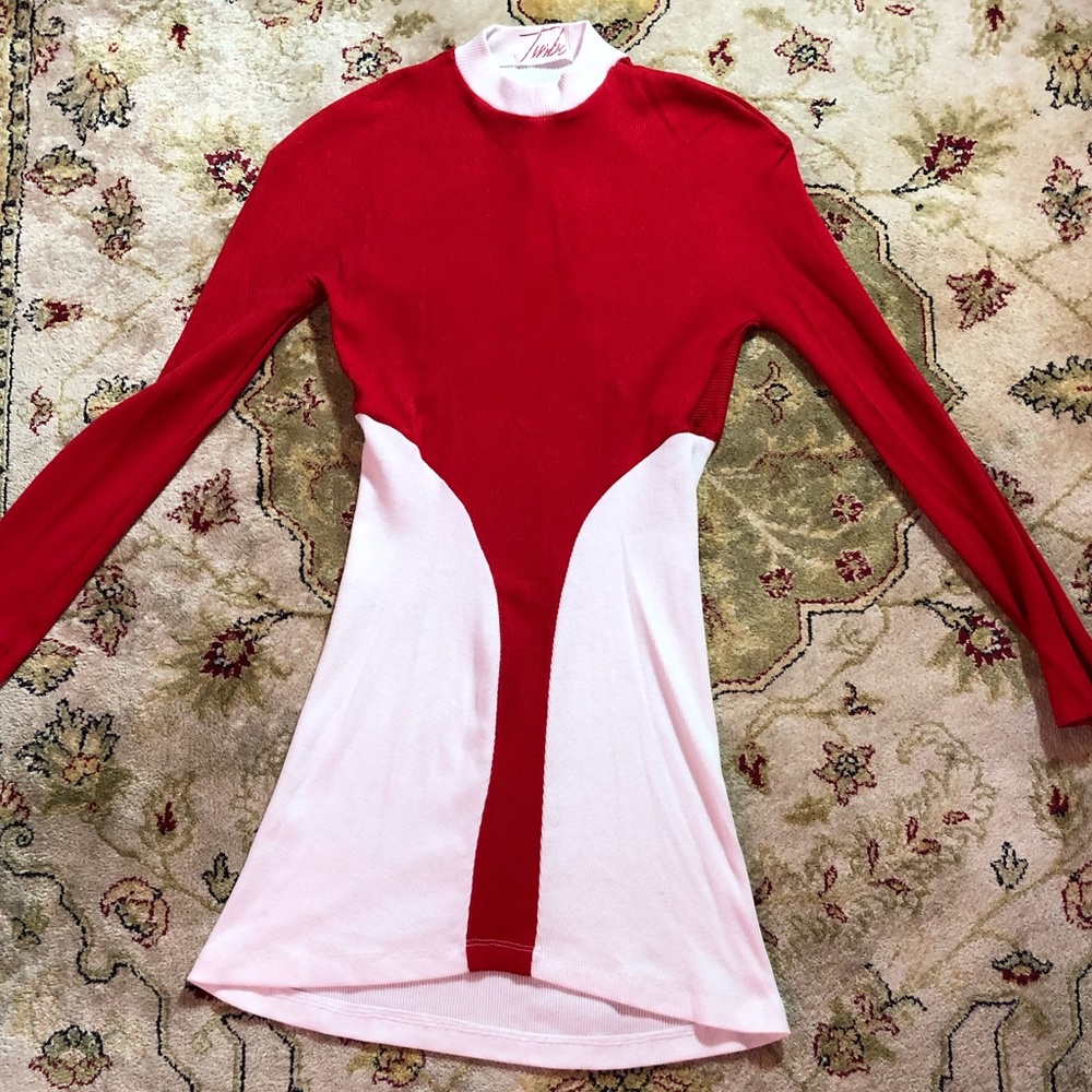 Opening Ceremony Turbo long sleeve dress